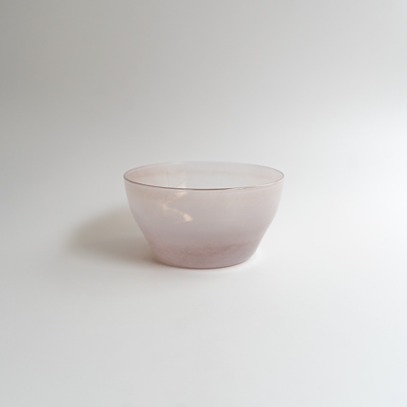 【ガラス展】solito bowl　no.24 opal lilac　fresco