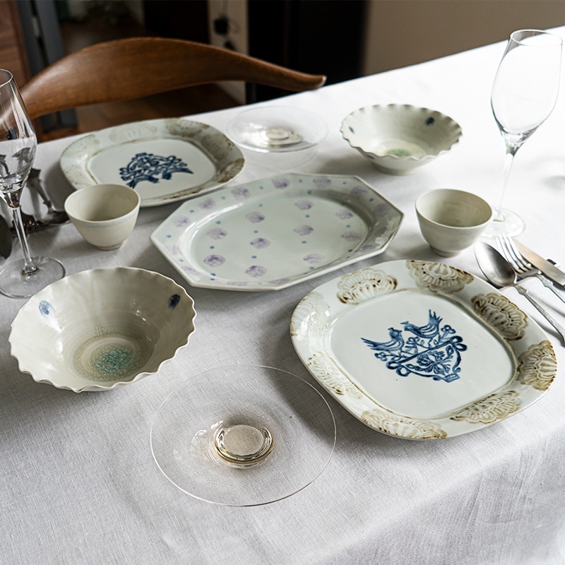 愛らしく食卓を彩るコーディネート