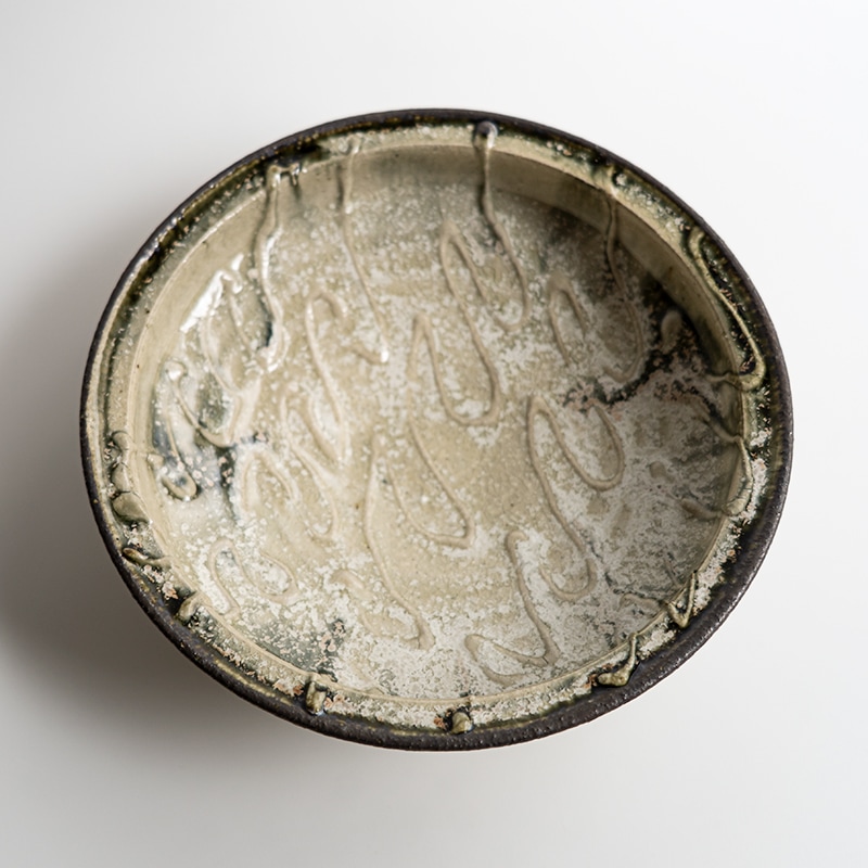 【藤原展】イッチンリム鉢L 白(B) 藤原純