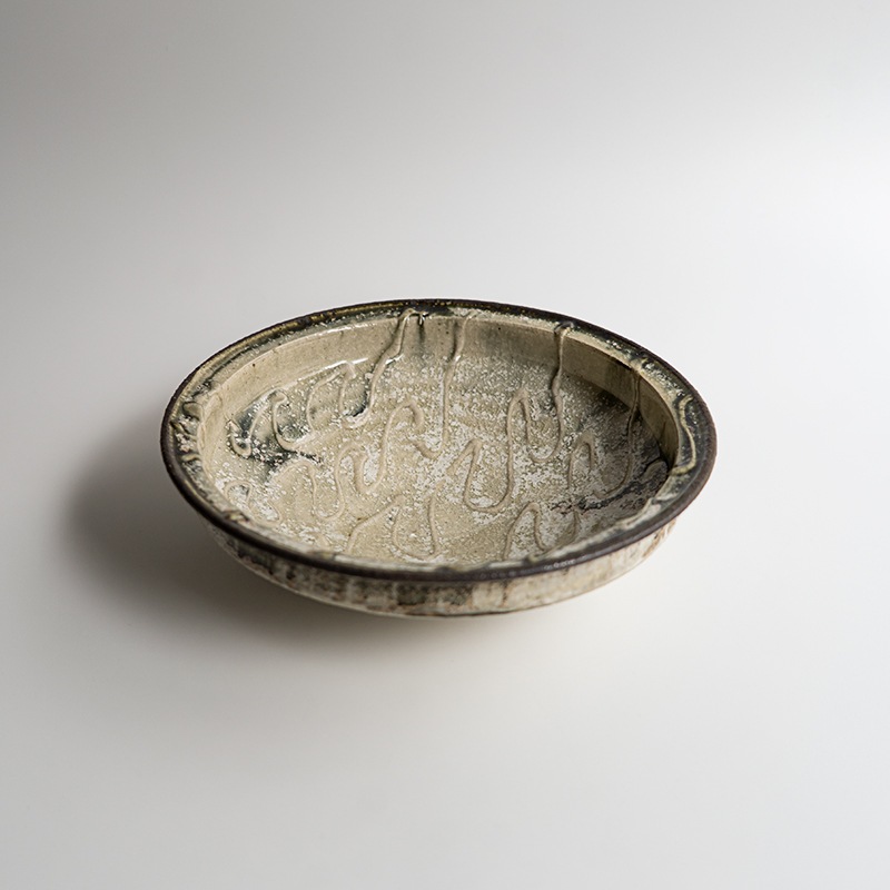 【藤原展】イッチンリム鉢L 白(B) 藤原純