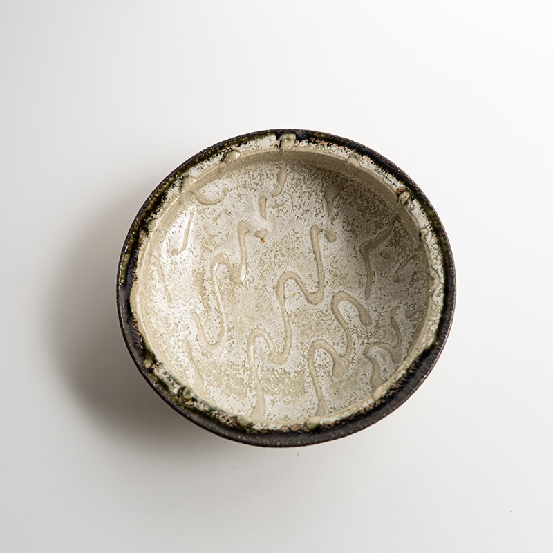 【藤原展】イッチンリム鉢M 白(B) 藤原純