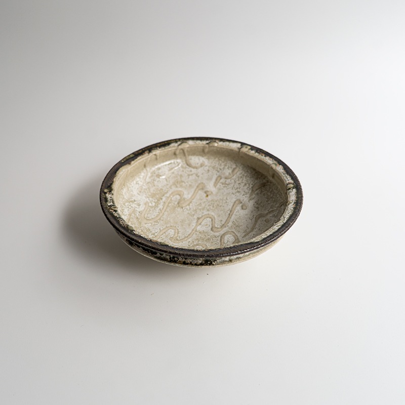 【藤原展】イッチンリム鉢M 白(B) 藤原純