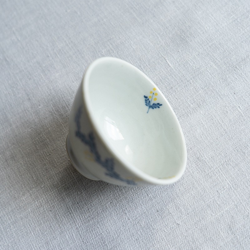 ミモザ文茶杯　稲村真耶