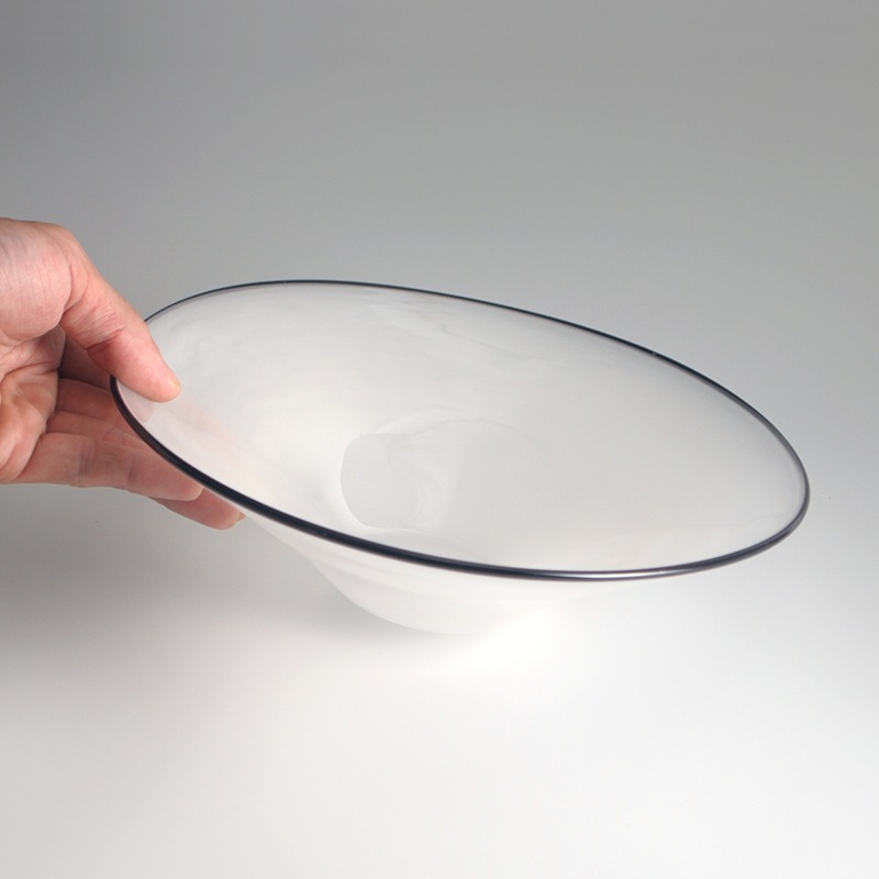 【ガラス展】kasumi bowl M ivory　fresco