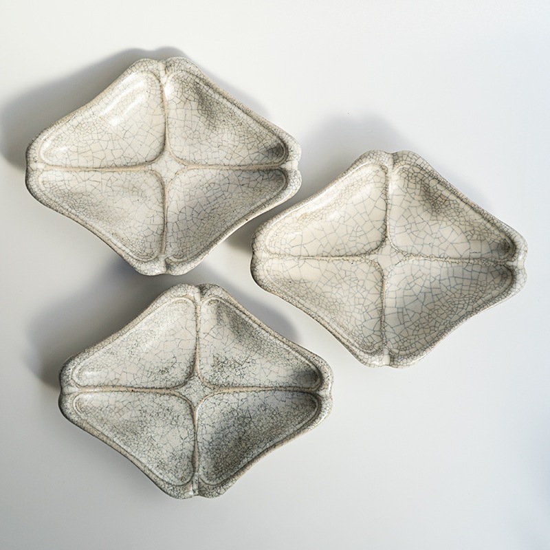 【藤原展】木瓜オーバル 墨白　藤原純