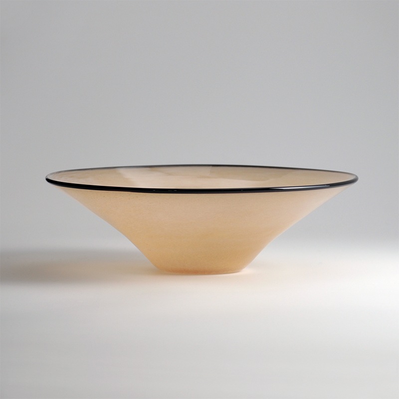 【ガラス展】kasumi bowl M sandbeige fresco