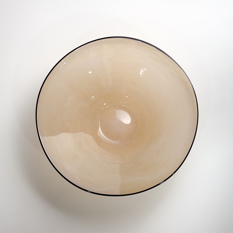 【ガラス展】kasumi bowl M sandbeige fresco