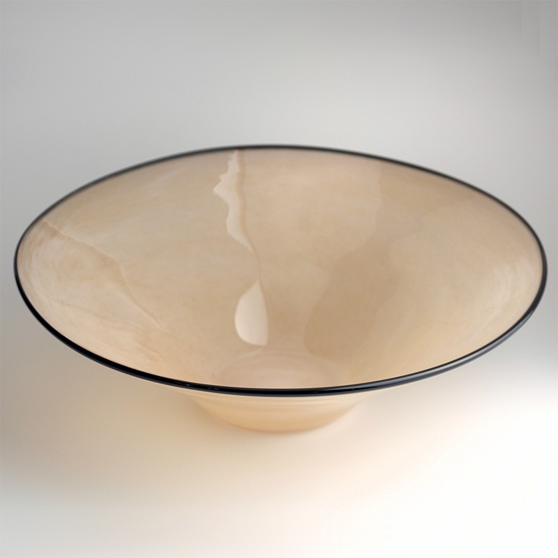 【ガラス展】kasumi bowl M sandbeige fresco