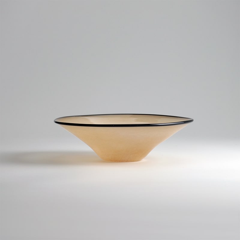 【ガラス展】kasumi bowl S sandbeige　fresco