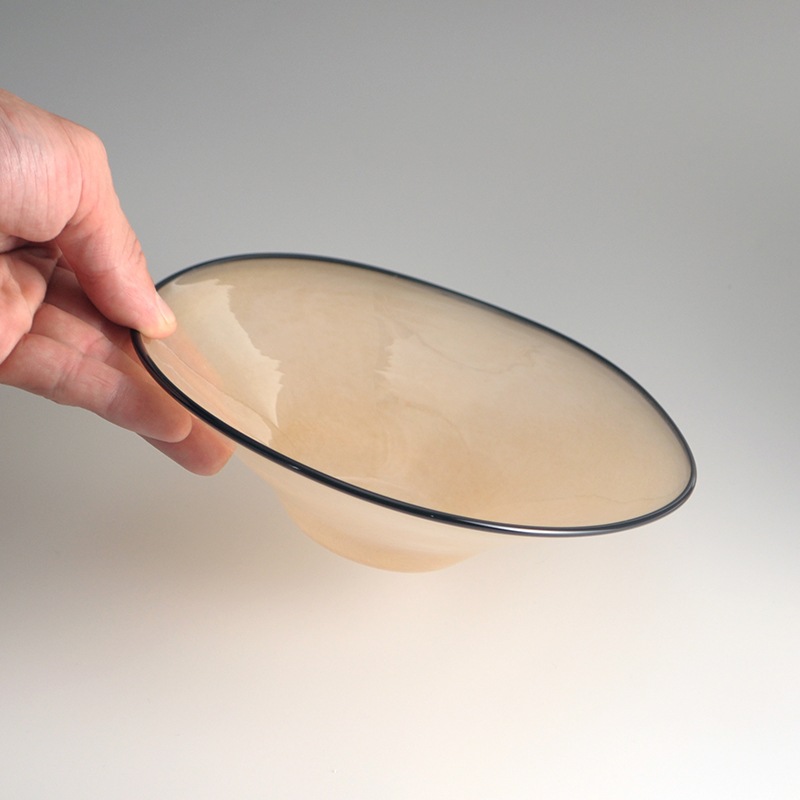 【ガラス展】kasumi bowl S sandbeige　fresco