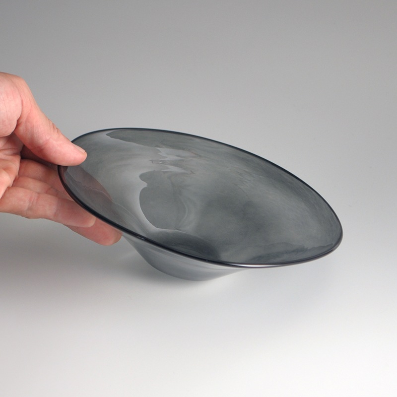 【ガラス展】kasumi bowl S grey　fresco