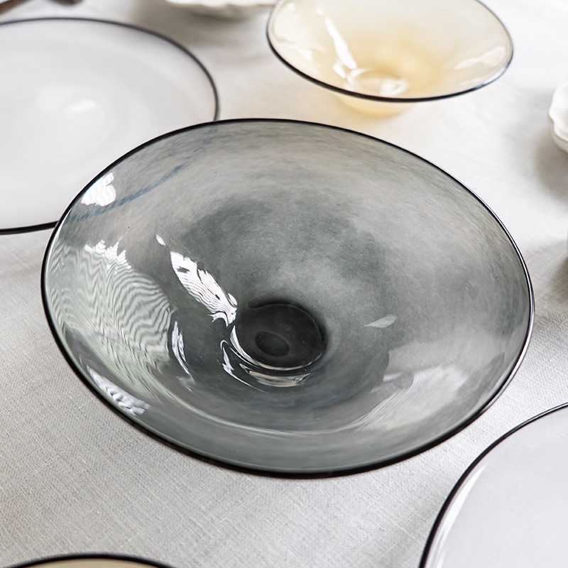 【ガラス展】kasumi bowl S grey　fresco