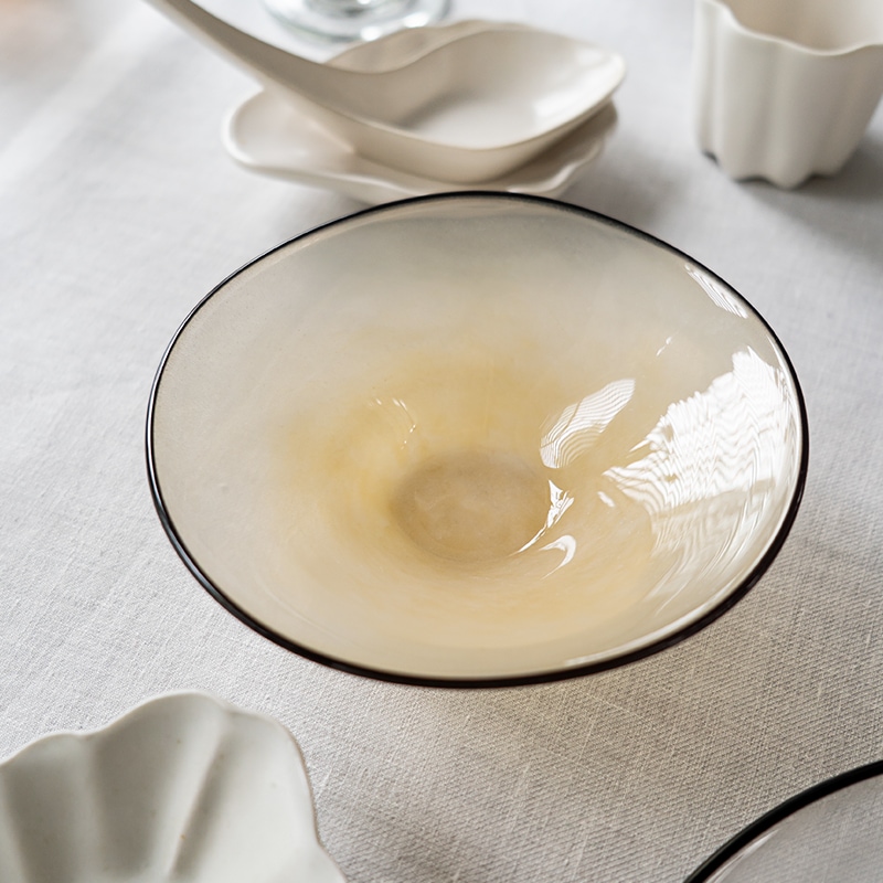 【ガラス展】kasumi bowl SS sandbeige　fresco