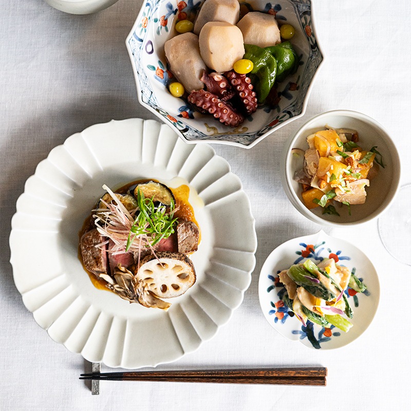 和食を華やかに彩るコーディネート