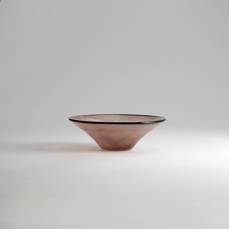 【ガラス展】kasumi bowl SS purple fresco
