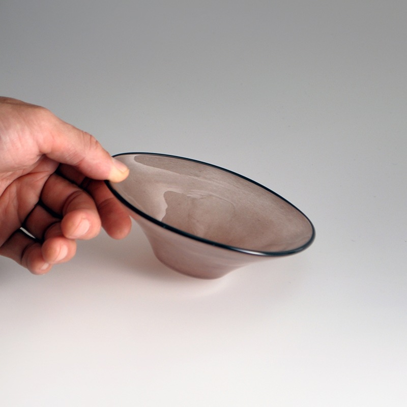 【ガラス展】kasumi bowl SS purple fresco