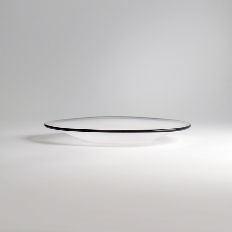【ガラス展】kasumi plate S ivory fresco