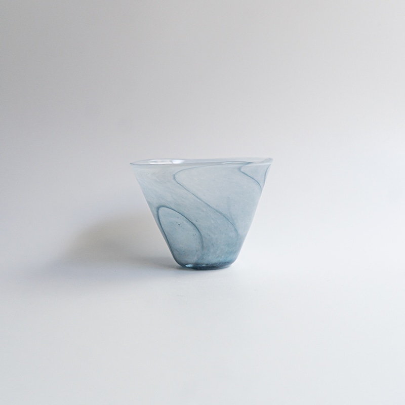 ガラス展予約商品】慈雨フリーカップ 逢見美帆 | 作家から選ぶ,逢見