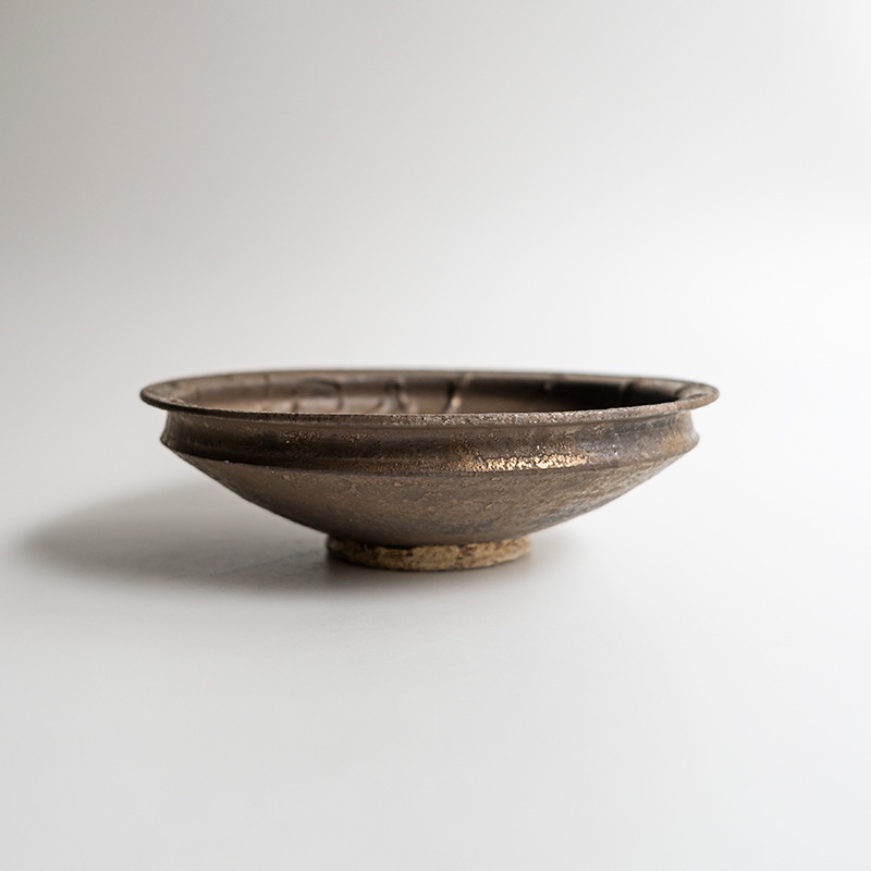 【藤原展】イッチンリム鉢L 黒(B)　藤原純