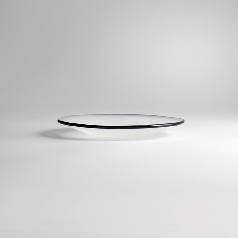 【ガラス展】kasumi plate SS ivory　fresco