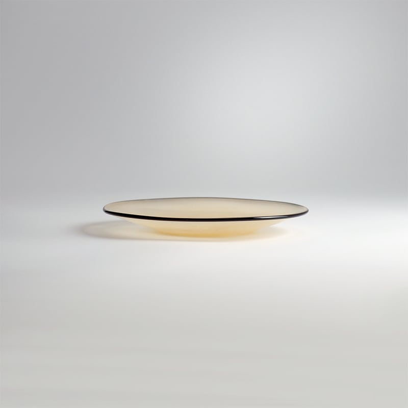 【ガラス展】kasumi plate SS sandbeige fresco