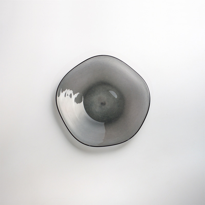 【ガラス展】kasumi plate SS grey fresco