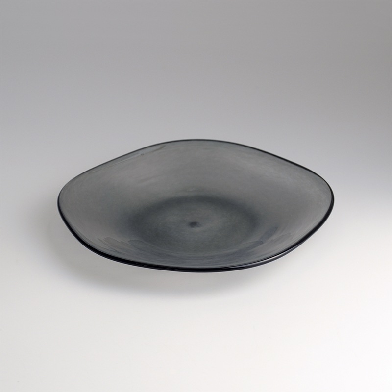 【ガラス展】kasumi plate SS grey fresco