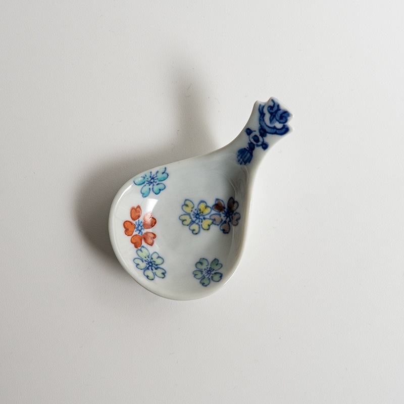 【個展】[別注] れんげ色絵桜　萠窯