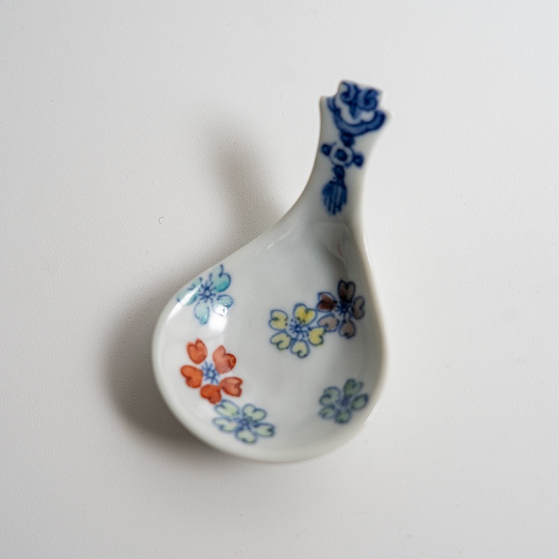 【個展】[別注] れんげ色絵桜　萠窯