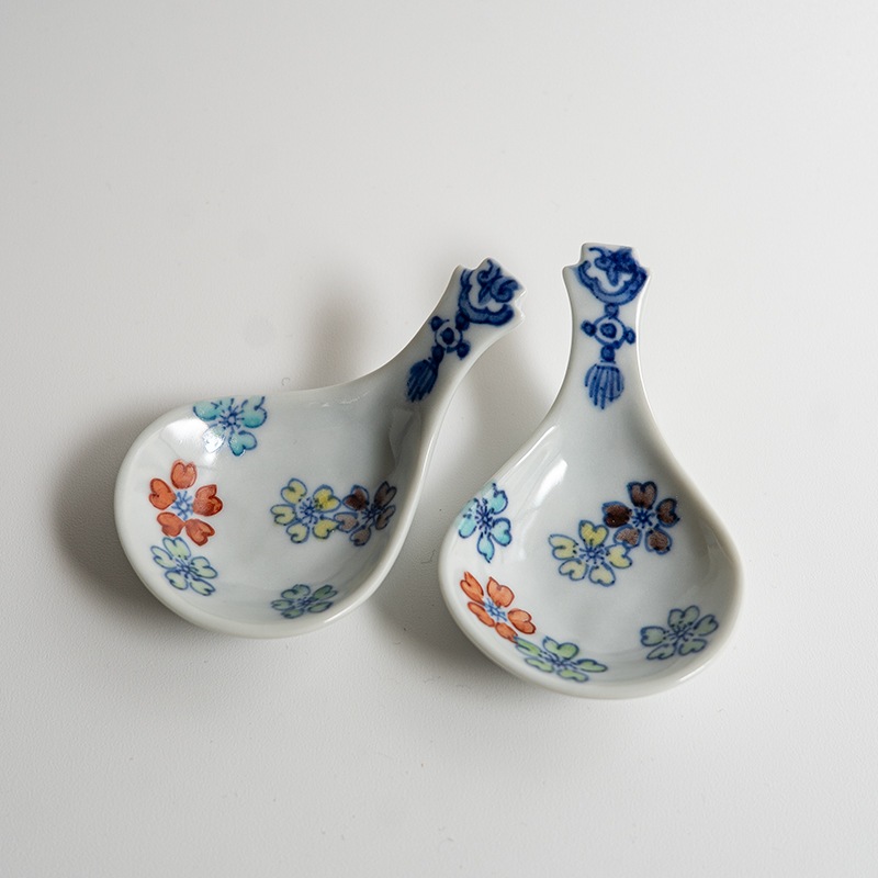 【個展】[別注] れんげ色絵桜　萠窯