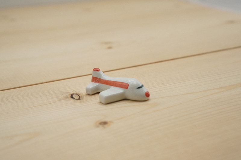 箸置き（飛行機/レッド）