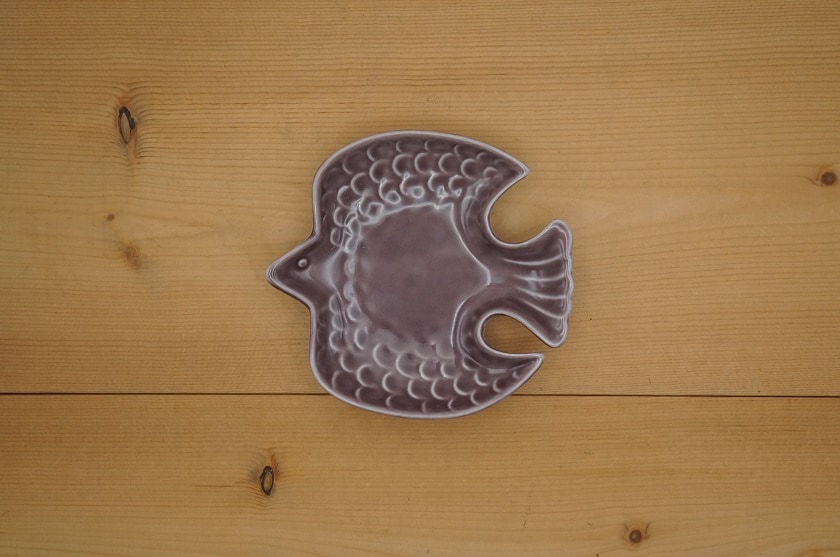 小皿（トリ/アメジスト）