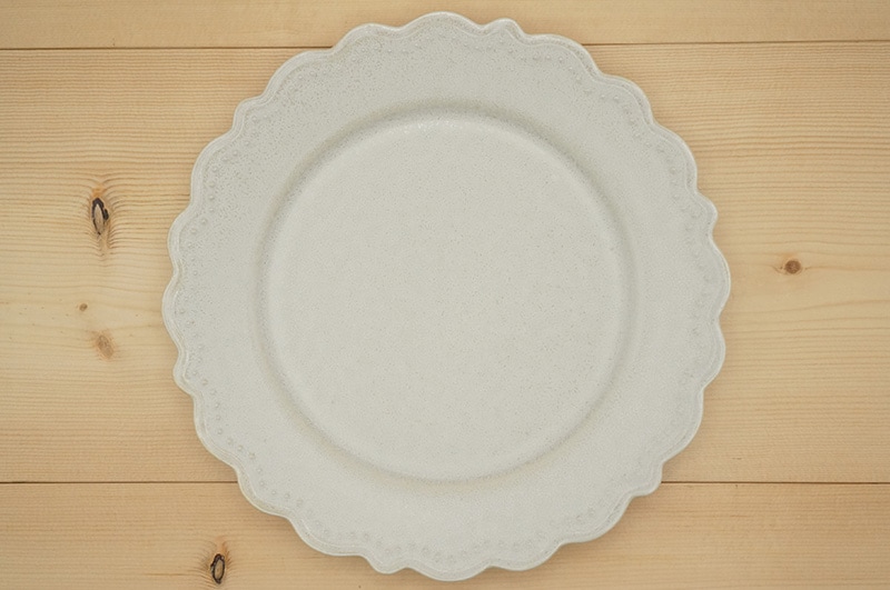 レリーフ（大皿/マットホワイト）