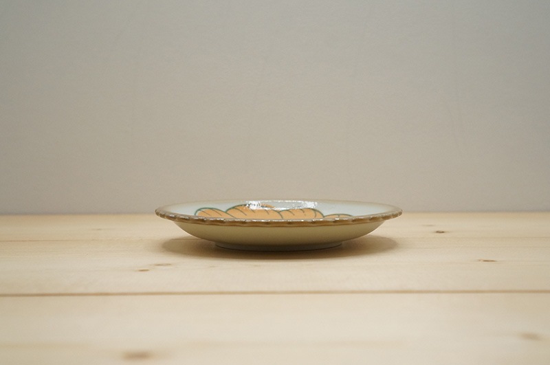 新品美濃焼すくすく 14.3cm小皿はな