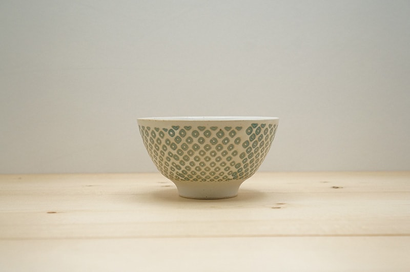 お茶碗（フロスト/グリーン）