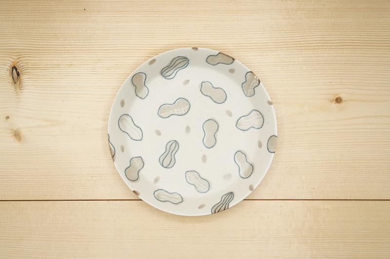 小皿　(美濃焼/らっかせい)