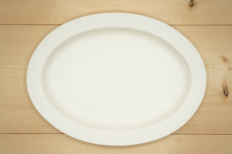 大皿（オーバル/sakuzan/クリーム）