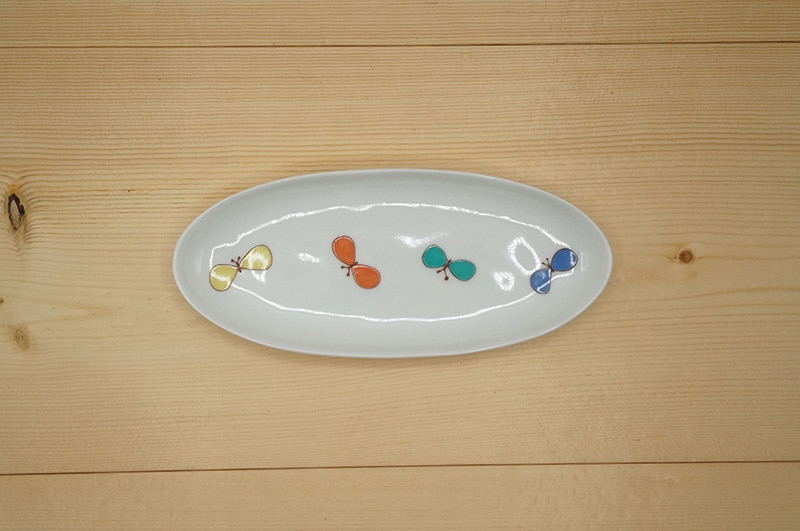 中皿　(ハレクタニ/楕円皿/チョウ)