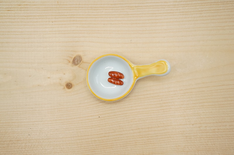 箸置き/フライパンウィンナー