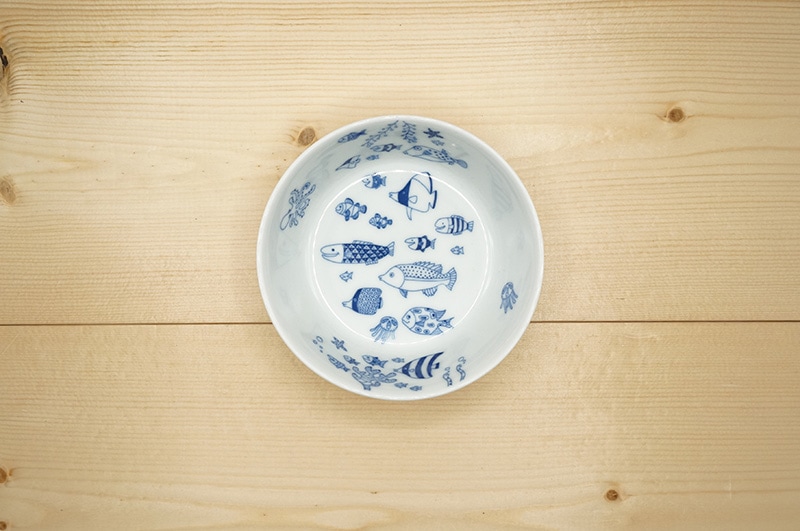 ボウルM（ココ/魚の群れ）