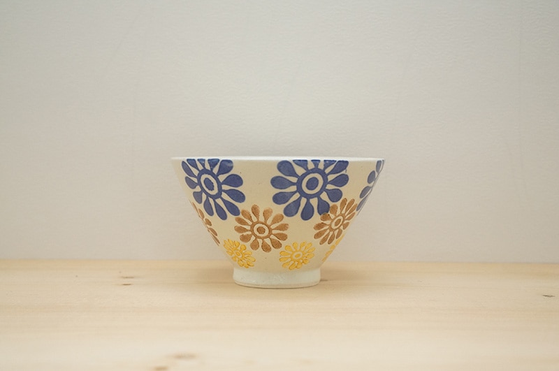 お茶碗　(波佐見焼/凛/ブルー大)