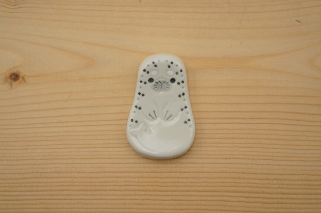 箸置き（九谷焼/ゴマフアザラシ）