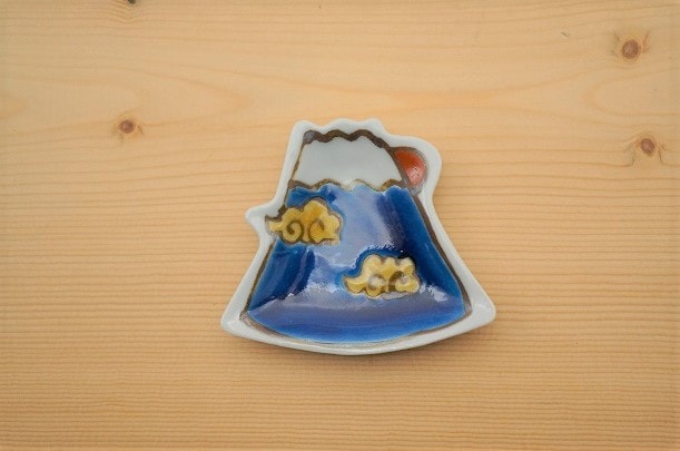 豆皿（縁起皿/富士山）