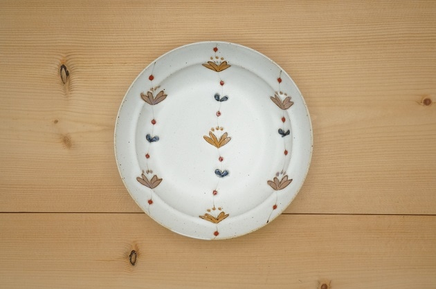 小皿（花花）