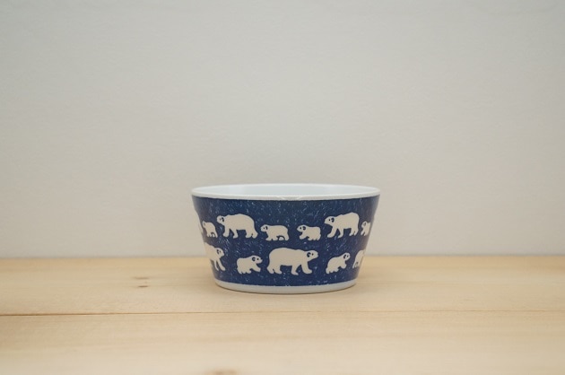 ボウル（しろくま/ネイビー）