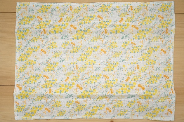 かや生地　ふきん（ミモザ）