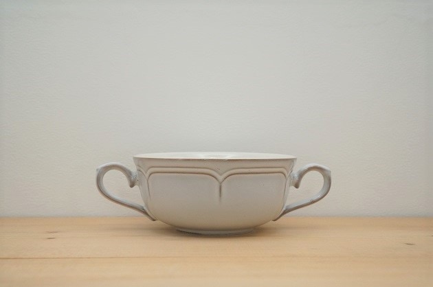 【アウトレット】両手スープカップ（ホワイト）