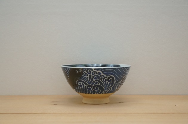 お茶碗（くじら/中） | 茶碗 | うつわ market place 大黒屋海苔店