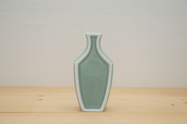 フラワーベース（一輪挿し/青磁マット）