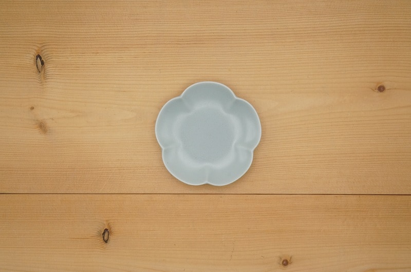 豆皿（てのひら/梅グレー）